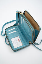 Handbag 500, Denim, Leather