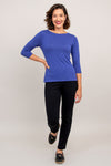 Betula Sweater, Deep Blue, Bamboo Cotton - Final Sale
