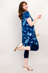 Charlene Dress, Indigo Dream, Linen Bamboo - Final Sale