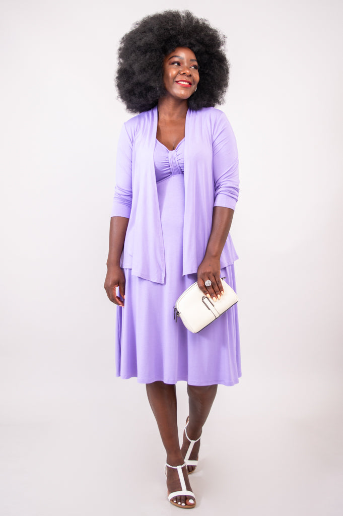 Genesis Dress Lavender Bamboo SMALL