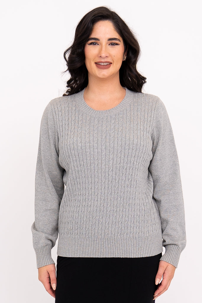 Jala Sweater, Charcoal Light, Cotton – LTD CAD Retail Blue Sky