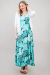 Coraline Dress, Shibori, Linen Bamboo
