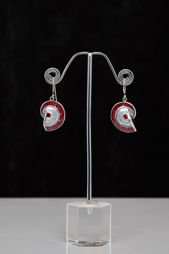 Red Colour Coleli Earrings - 231