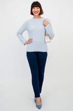Whitaker Sweater, Blue Sparkle, Cashmere