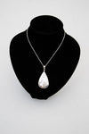White Pava Mop Pendant Necklace - 795