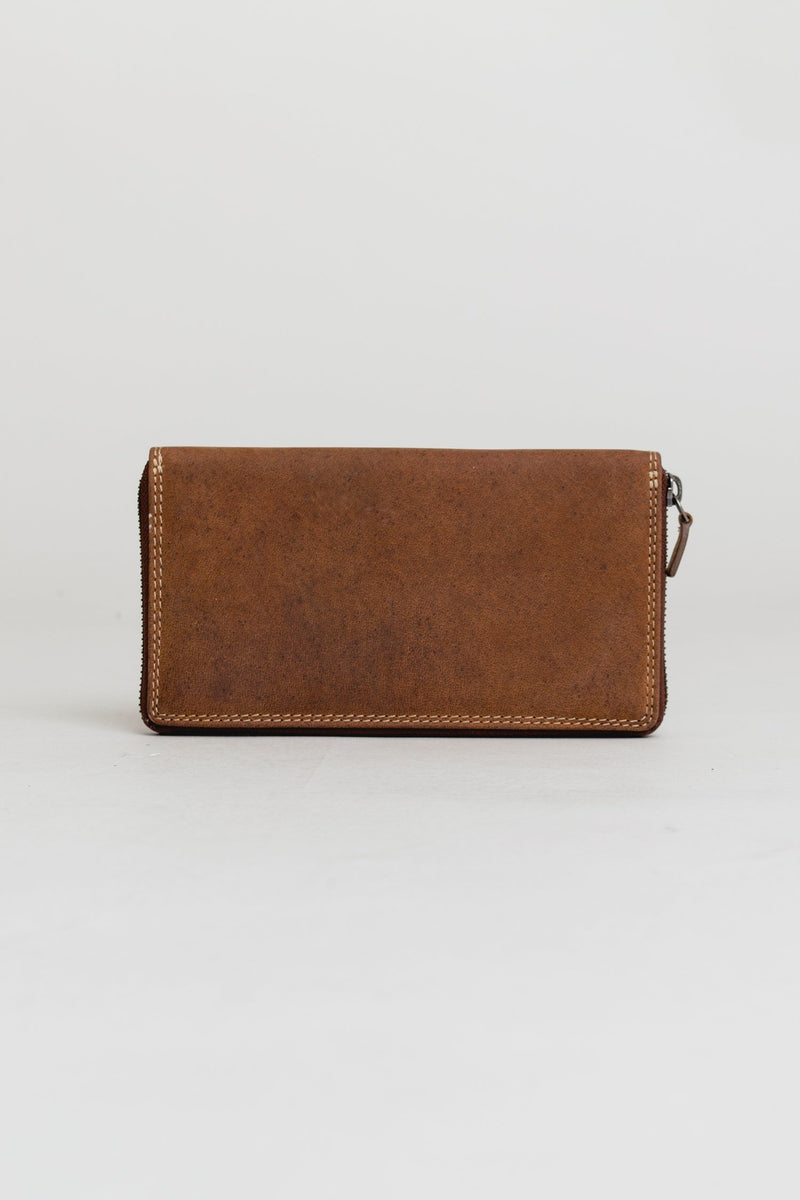 Adrian Klis 290 Single Zip Wallet, Buffalo Leather