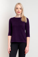 Betula Sweater, Royale, Bamboo Cotton - Final Sale