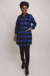 Larissa Tunic, Blue Plaid, Cotton Flannel - Final Sale