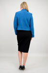 Trust Coat, Denim Blue, Bolied Wool - Sale