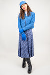 Trust Coat, Denim Blue, Bolied Wool - Sale