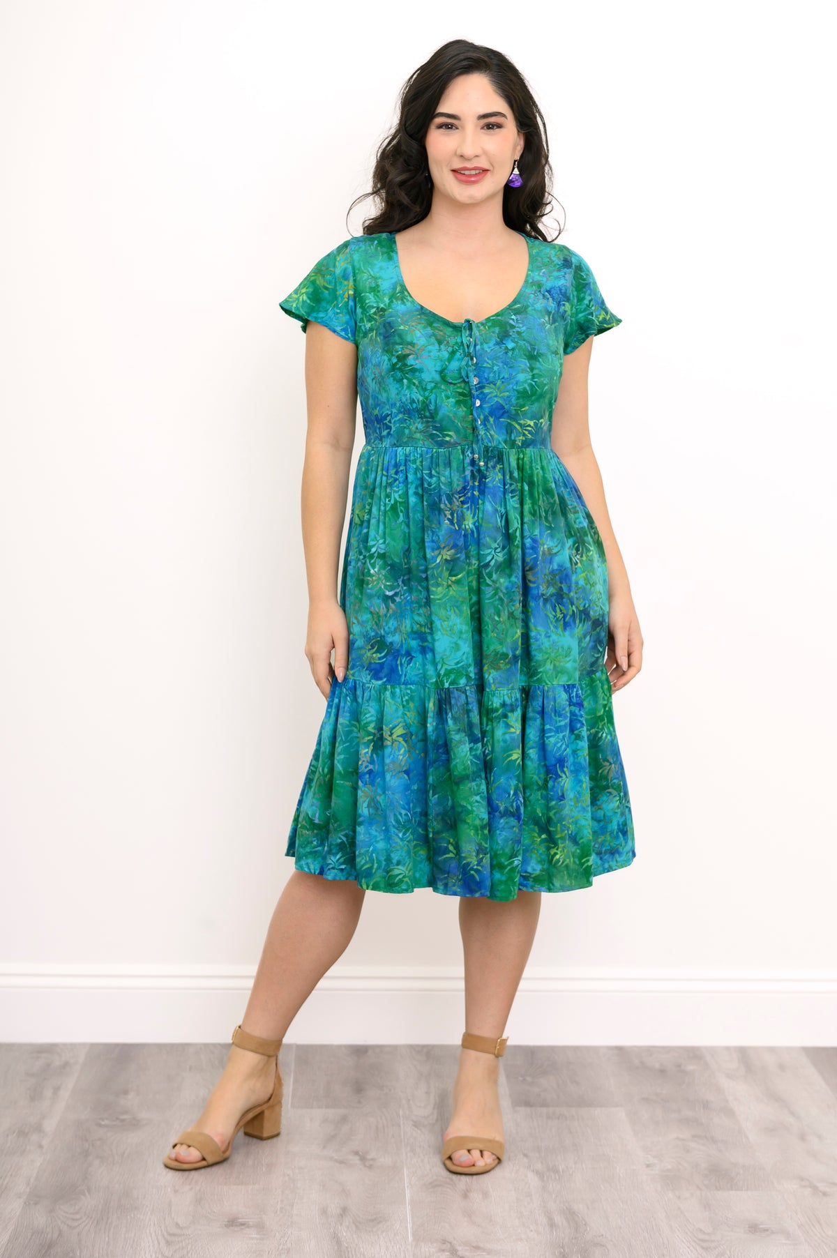 Sharpie Dress, Tropical Azure