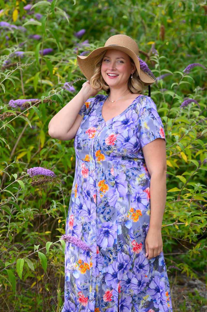 Robe Morgan, Violette Épanouie, Lin Bambou