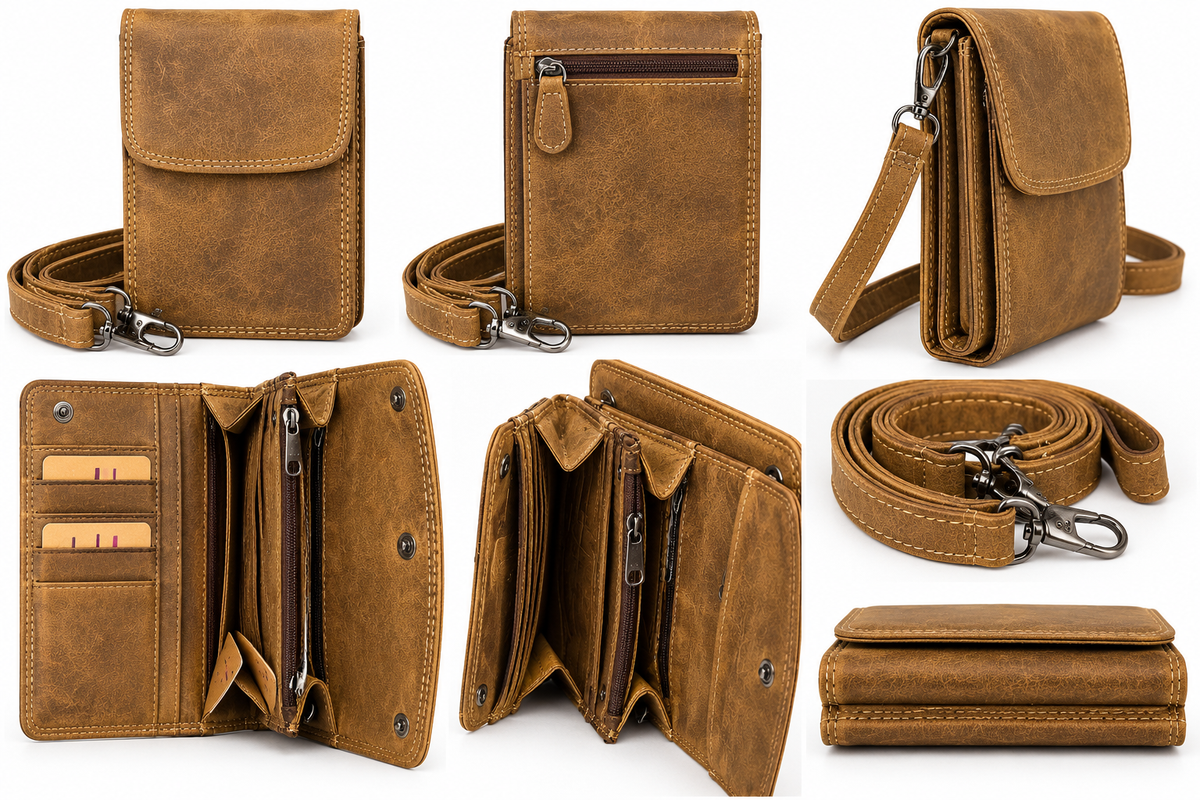 Adrian Klis 2718 Organiseur, Cuir de buffle