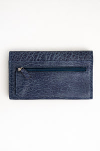 Adrian Klis 105 Ladies Wallet, Blueprint, Leather