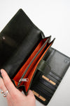 Adrian Klis 105 Ladies Wallet, Dark Green, Leather