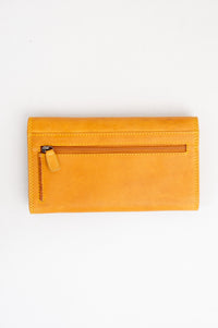 Adrian Klis 105 Ladies Wallet, Oker, Leather