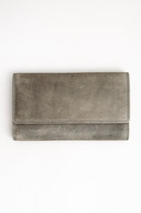 Adrian Klis 105 Ladies Wallet, Olive Green, Leather