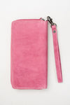 Adrian Klis 195 Wallet, Pink, Buffalo Leather