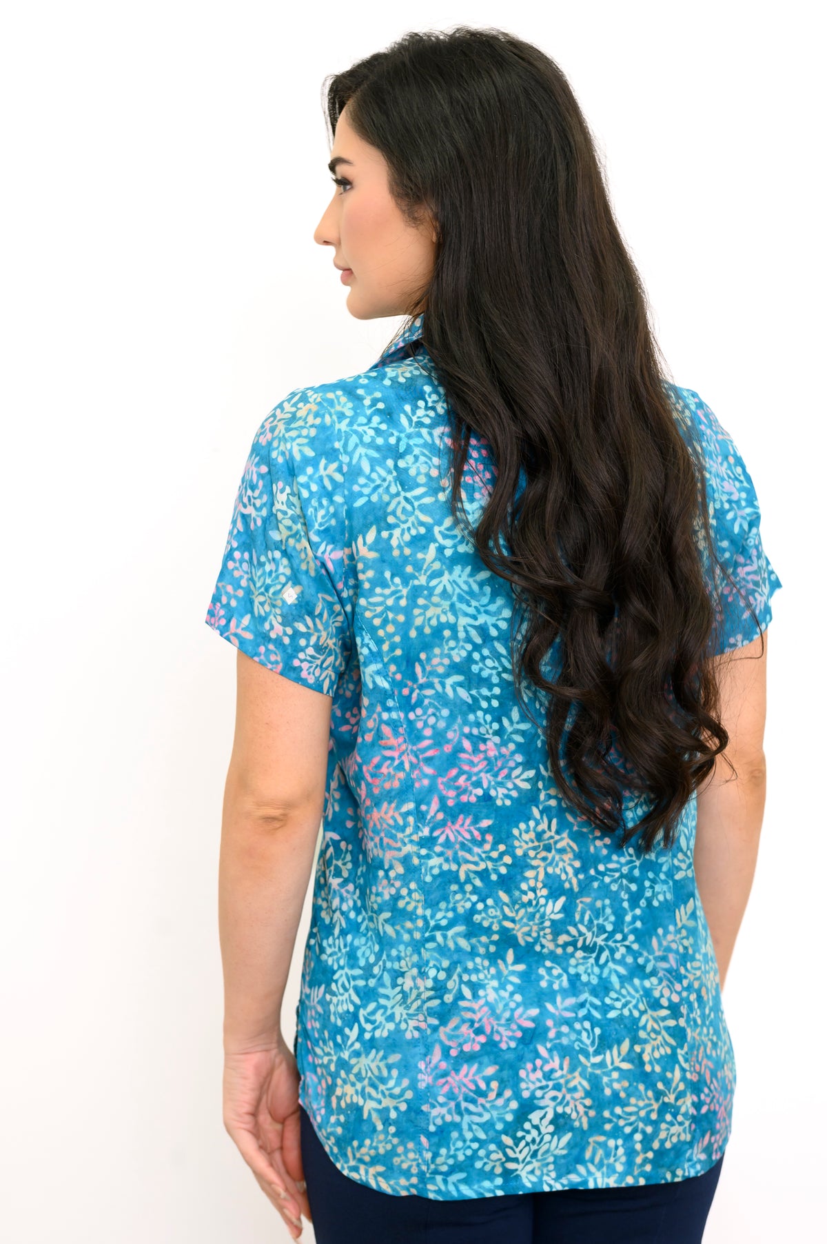 Aida S/S Top, Aquamarine