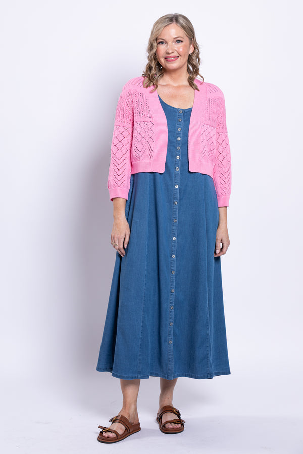 Aldi Sweater, Pink, Cotton