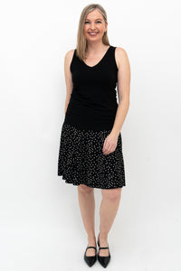 Aly Skirt, Polka, Bamboo