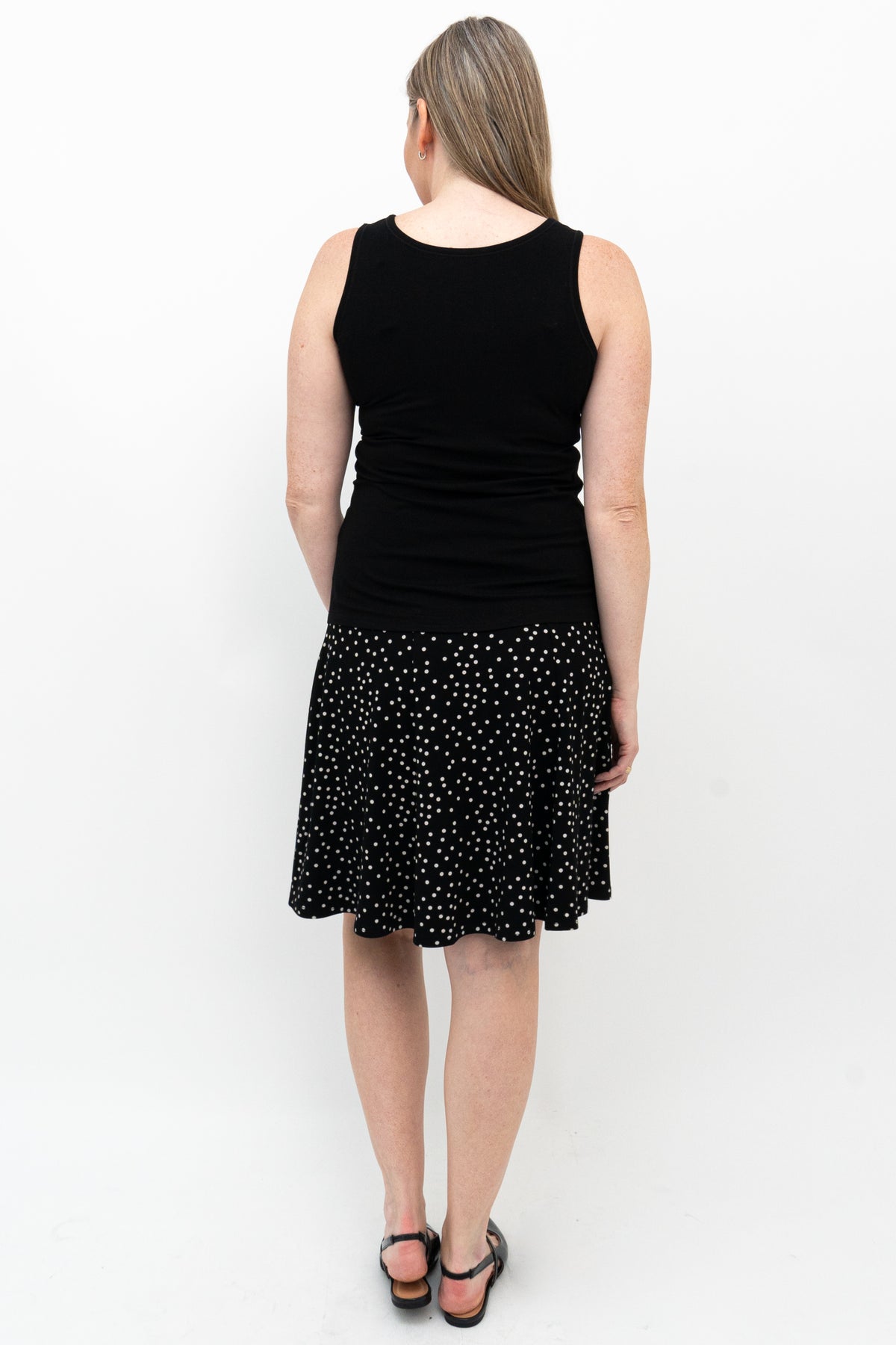 Aly Skirt, Polka, Bamboo