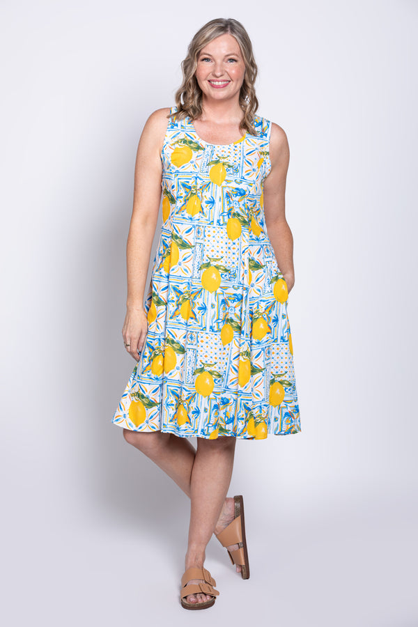 Arden Dress, Coastal Gold