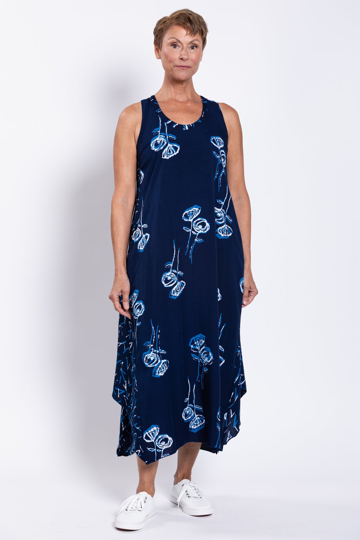 Ari Dress, White Stem