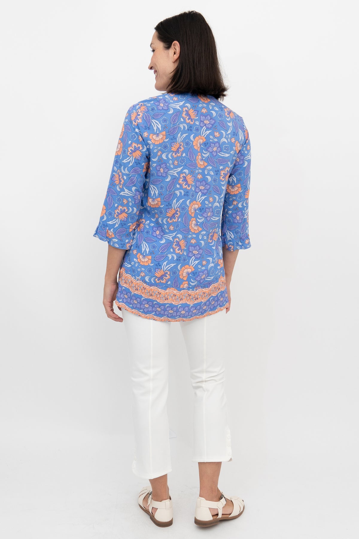 Aster Blouse, Peri Garden