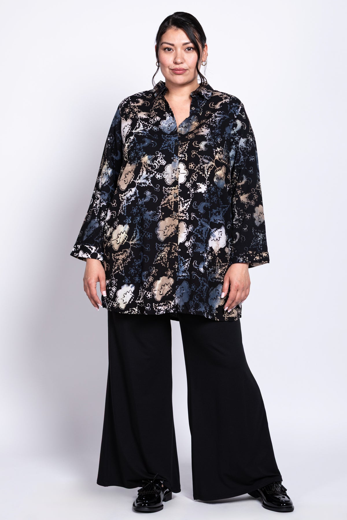 Asus Blouse, Black Wind