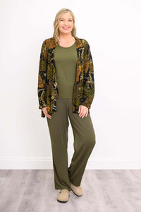 Rear view of the Toucan Jungle Jacket showcasing its jungle animal print