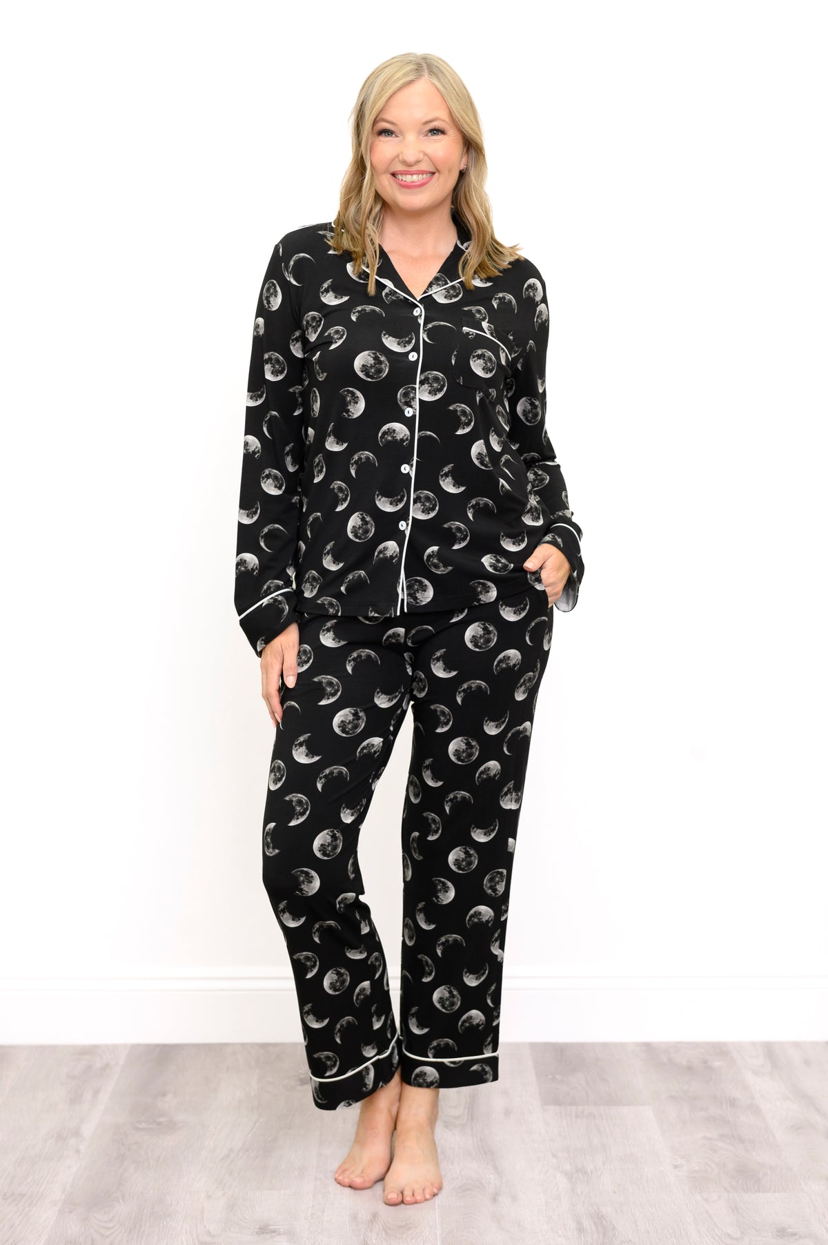 Bamboo Long PJ Set, Moonstruck