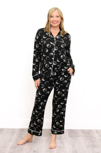 Bamboo Long PJ Set, Moonstruck