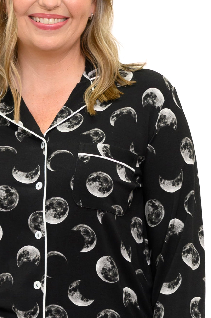 Bamboo Long PJ Set, Moonstruck