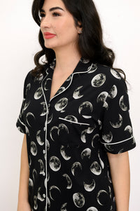 Ensemble de pyjama court en bambou, Moonstruck