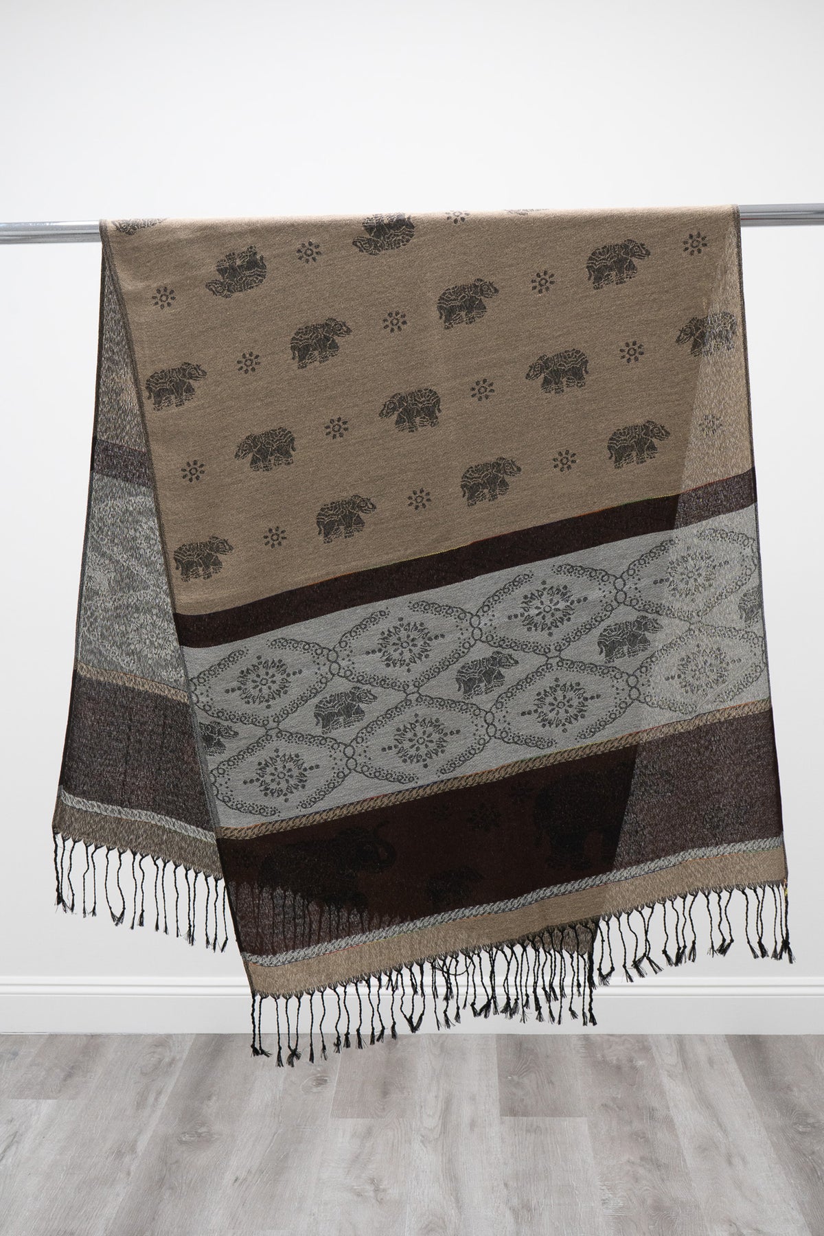 Pashmina Scarf, Elephant