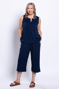 Bella Capri, Indigo, Linen Bamboo