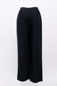 Black Melodie Pant back view showing waistband and pockets