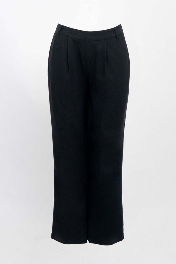 Black Melodie Pant front view on white background