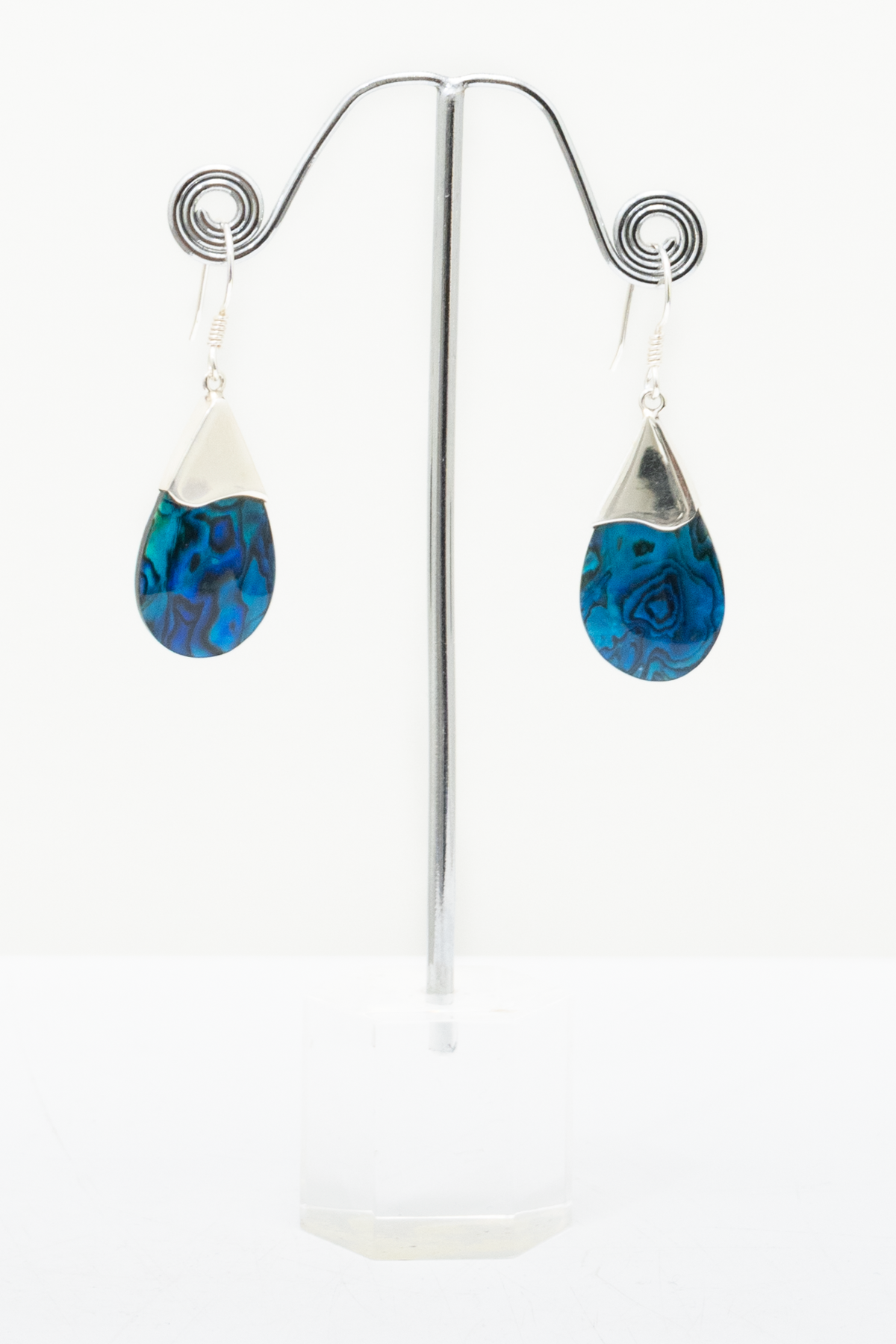 Blue Shell Earrings - Style B
