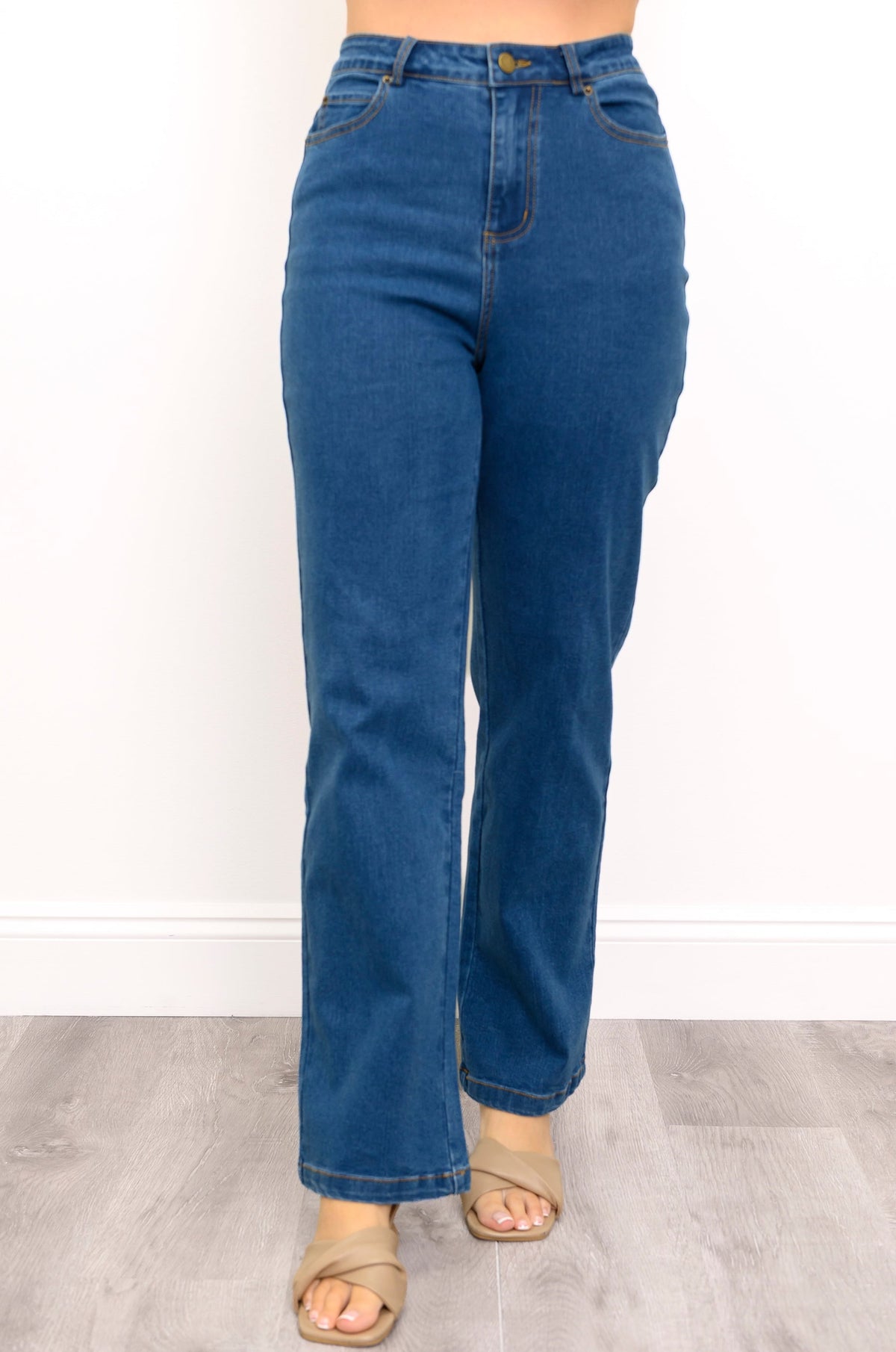Blue Sky Jeans, Petite Straight Leg