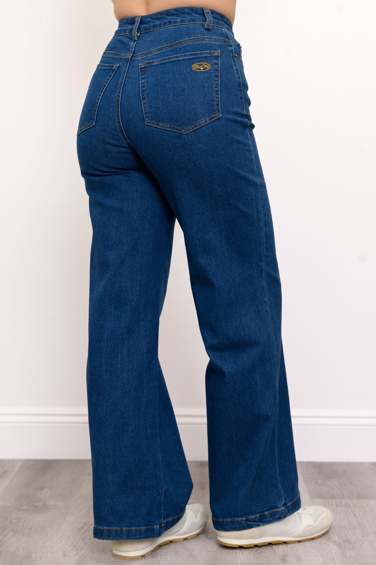 Blue Sky Jeans, Jambes Larges Courtes