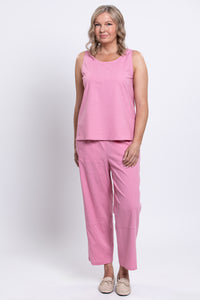 Ferris Tank, Soft Pink, Linen Viscose