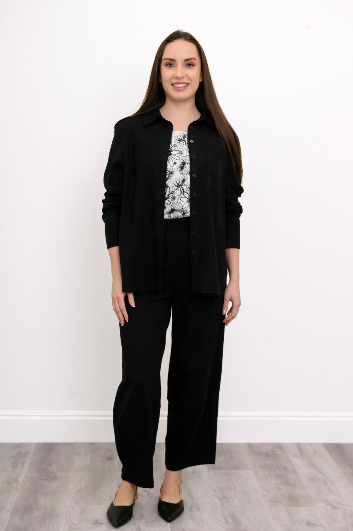 Boardwalk Pant, Black, Linen Viscose