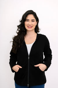 Bowen Jacket, Black, Cotton