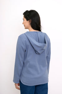Bowen Jacket, Dusty Blue, Cotton