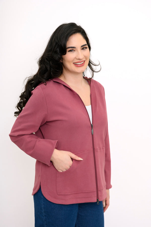 Bowen Jacket, Dusty Rose, Cotton