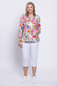 Bowen Jacket, Pink Bouquet, Cotton