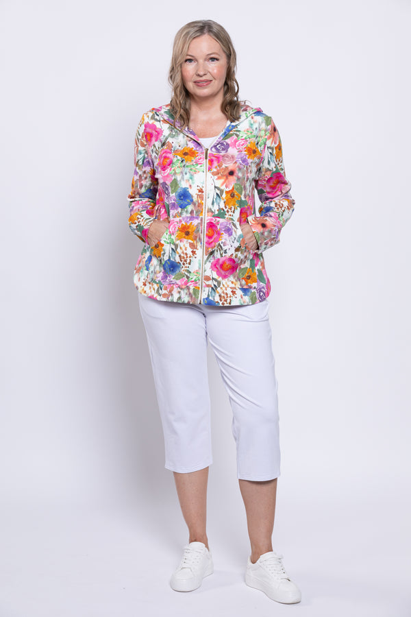 Bowen Jacket, Pink Bouquet, Cotton