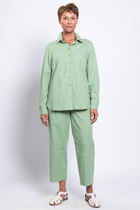 Charlie Blouse, Sage, Linen Viscose